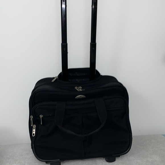 EUC Samsonite carry-on/laptop/briefcase excellent used condition, black. - Picture 6 of 17